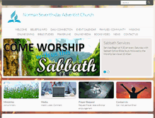 Tablet Screenshot of normanadventist.org
